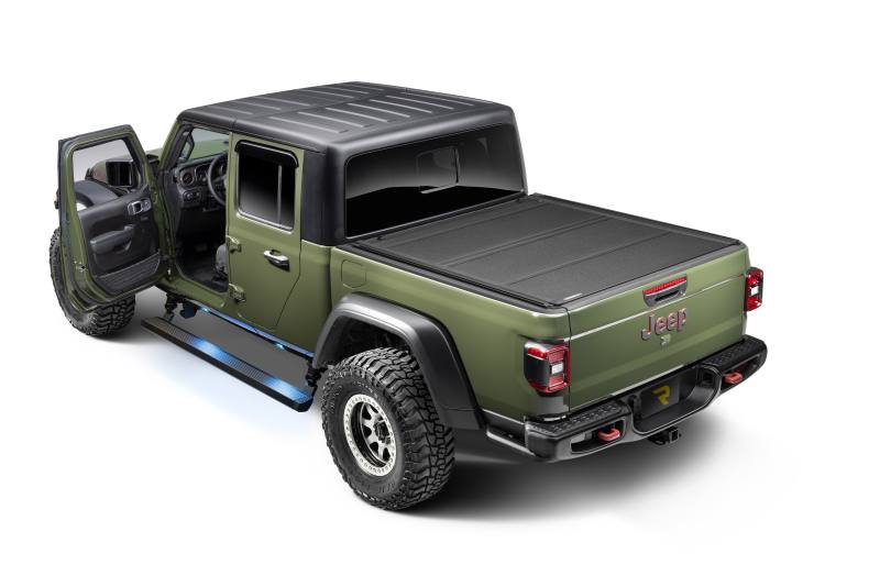 Go Rhino 20-23 Jeep Gladiator 4dr E-BOARD E1 Electric Running Board Kit - Bedliner Coating 20451687t image 5