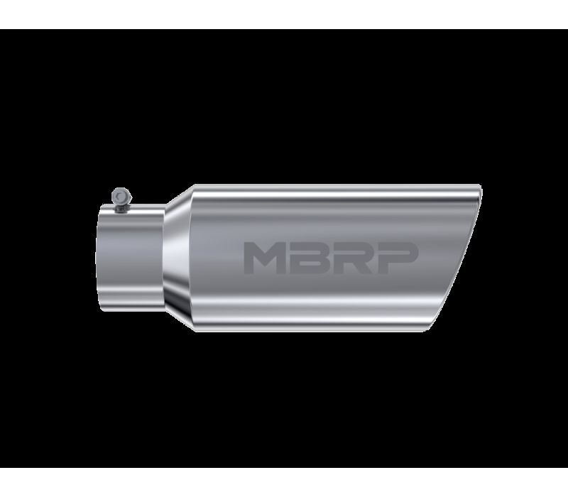MBRP Universal Tip 7in O.D. Rolled End 5in inlet 18in length - T304 (SINGLE TIP) t5127 image 4