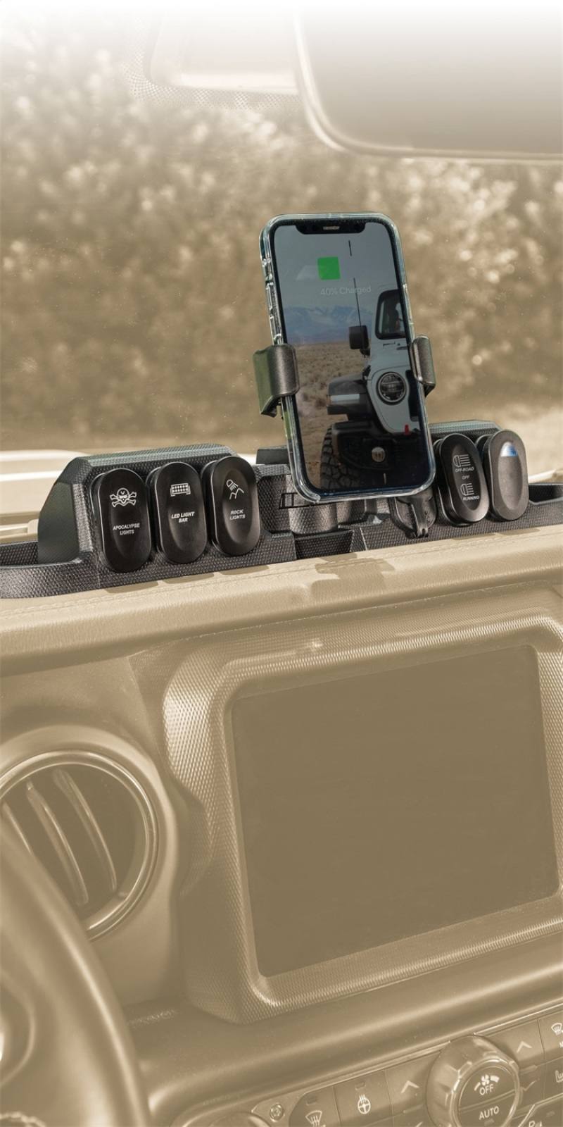 Rugged Ridge Dash Mount Pod w/Wireless Charging 13551.39 image 9