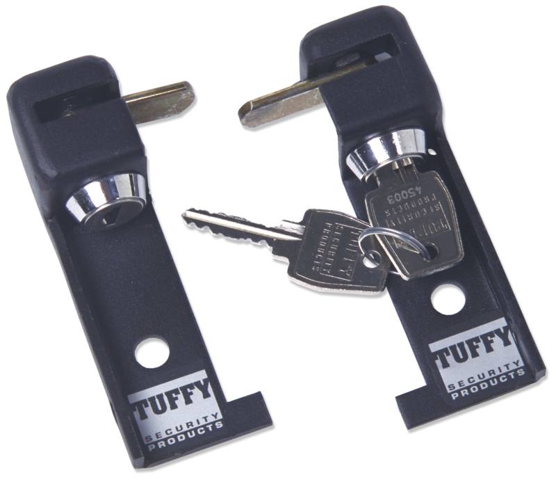 Tuffy Door Locker Set Cj/Yj Black 03701 image 2