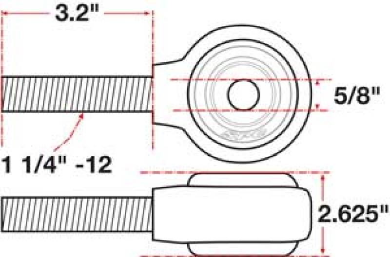 SPC Performance XAXIS Rod End Ball Joint 15738