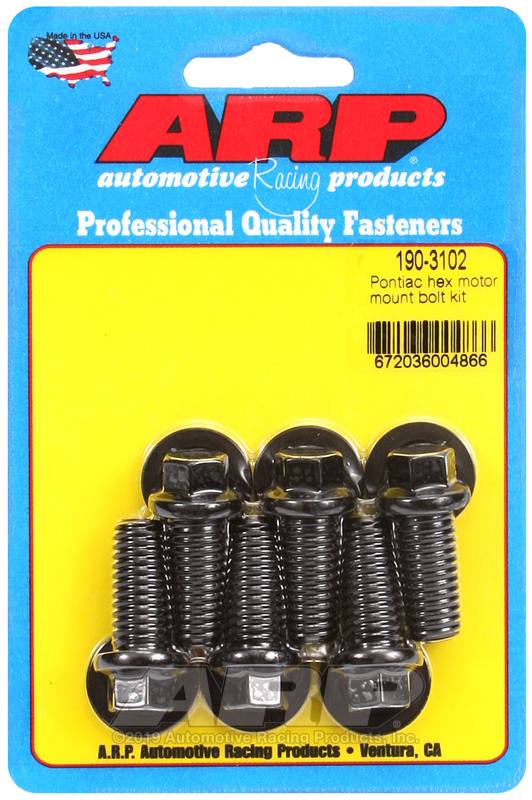ARP Pontiac Hex Motor Mount Bolt Kit 190-3102 image 2