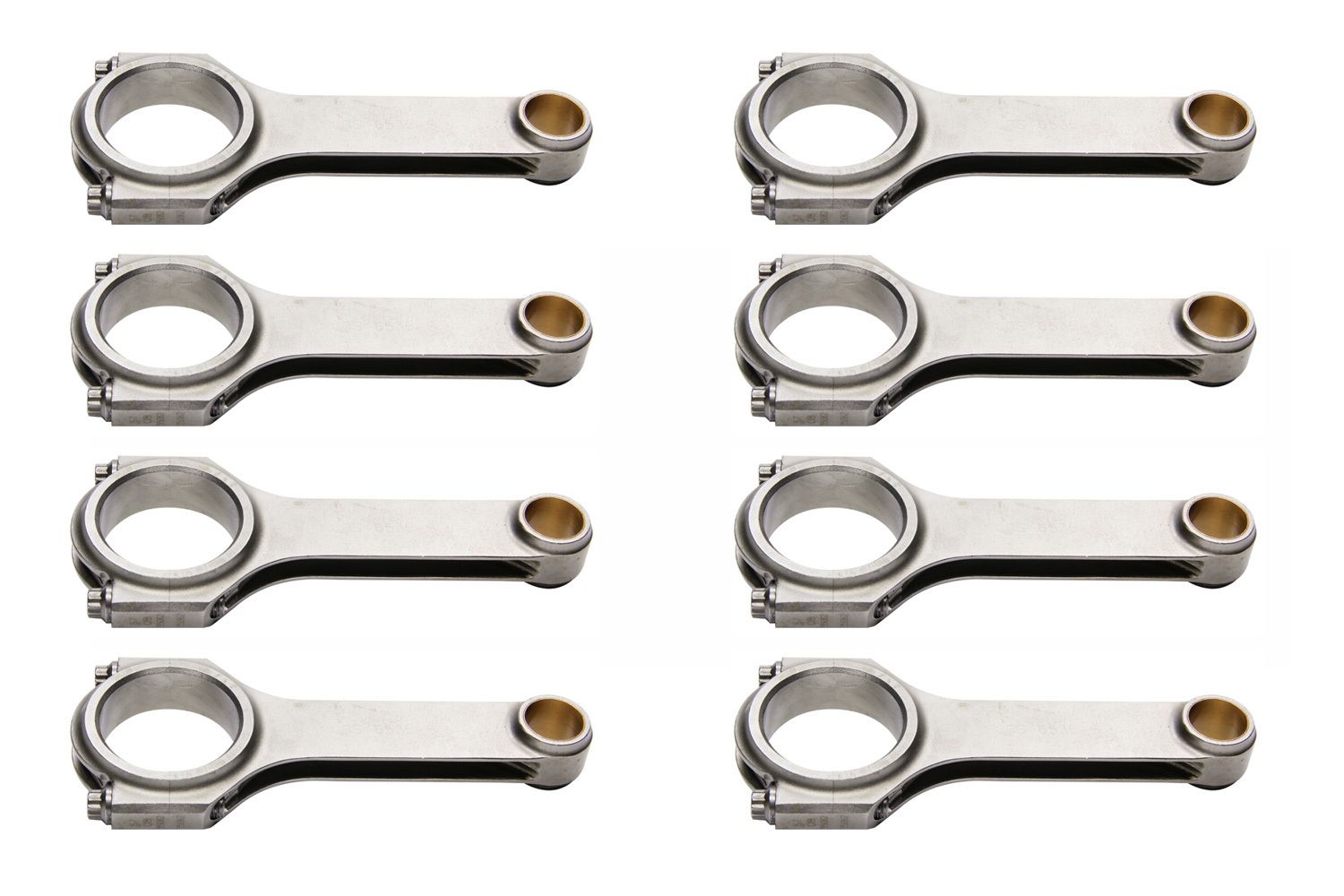 Eagle BBC 4340 Forged H-Beam Rods 6.535 w/ARP2000 crs65353d2000