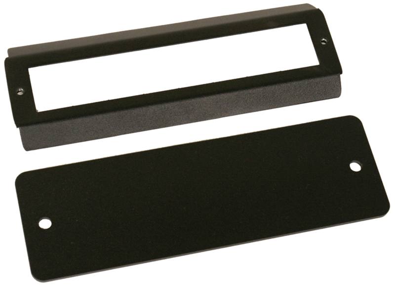 Tuffy Stereo Dash Cutout Cover Plate- Black 15101 image 2