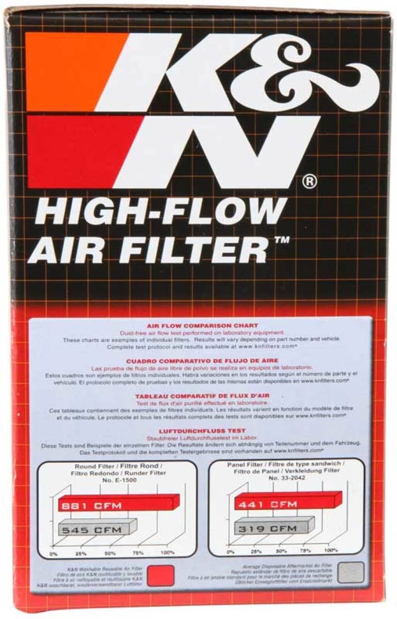 K&N Universal Clamp-On Filter ru1280 image 8