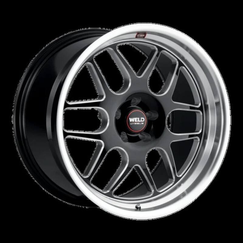 Weld Solana 18x9.5 / 5x114.3 BP / ET25 / 70.5mm Bore - Gloss Black MIL DIA Wheel S11089566P25