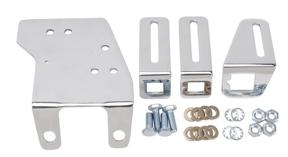 Edelbrock Chrome Chevy Thro Brkt 8030