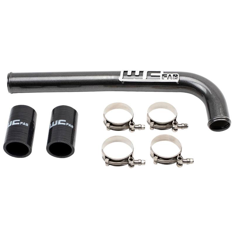 Wehrli 10-18 Dodge 6.7L Cummins Upper Coolant Pipe - Candy Red wcf100517cr image 2