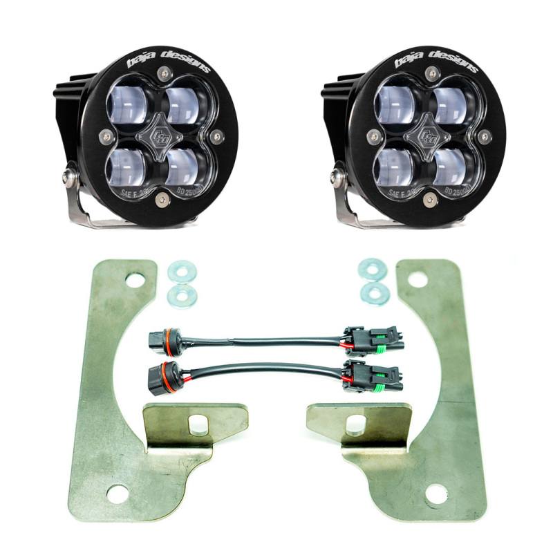 Baja Designs Jeep Wrangler JL Squadron-R Fog Light & Fog Pocket Kit 447623