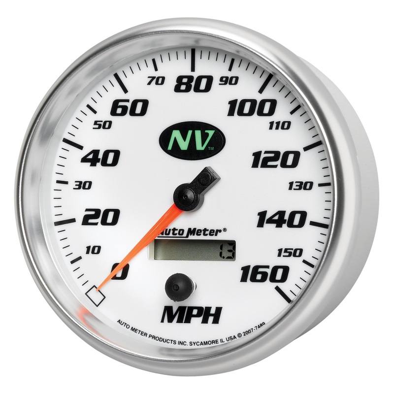AutoMeter Gauge Speedometer 5in. 160MPH Elec. Programmable NV 7489 image 3