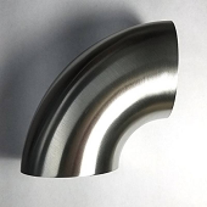 Stainless Bros 2.25in SS304 90 Degree Elbow 1D / 2.25in CLR - 16GA / .065in - No Leg Mandrel Bend 601-05756-3100