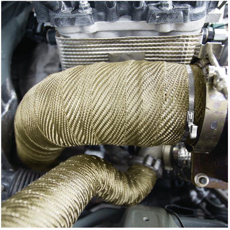 SPEC-D Tuning Exhaust Wrap & Ties - Titanium ew-50tn image 4