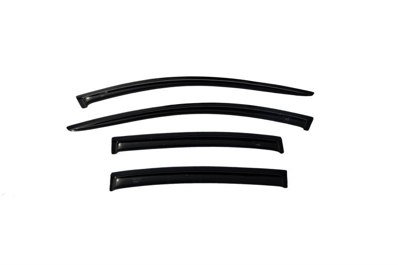 AVS 08-12 Chevy Malibu Ventvisor Outside Mount Window Deflectors 4pc - Smoke 94068 image 3