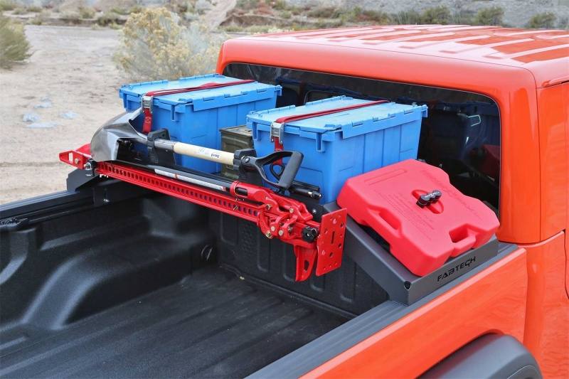 Fabtech 2020 Jeep JT Gladiator Cargo Rack fts24256 image 7