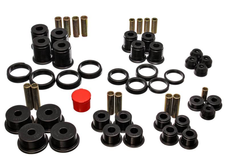 Energy Suspension 84-01 Jeep Cherokee/Wagoneer/Comanche Black Hyper-Flex Master Bushing Set 2.18105g image 3
