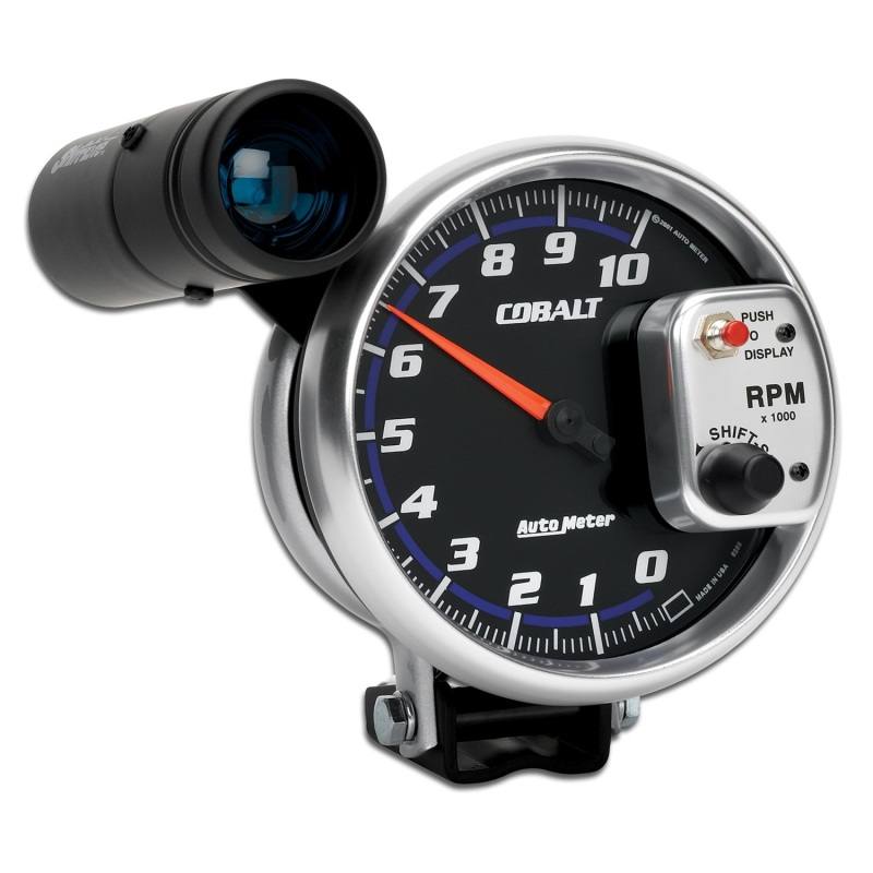 Autometer Cobalt 5 inch 10000 RPM Tachometer w/ Shift Light 6299 image 3