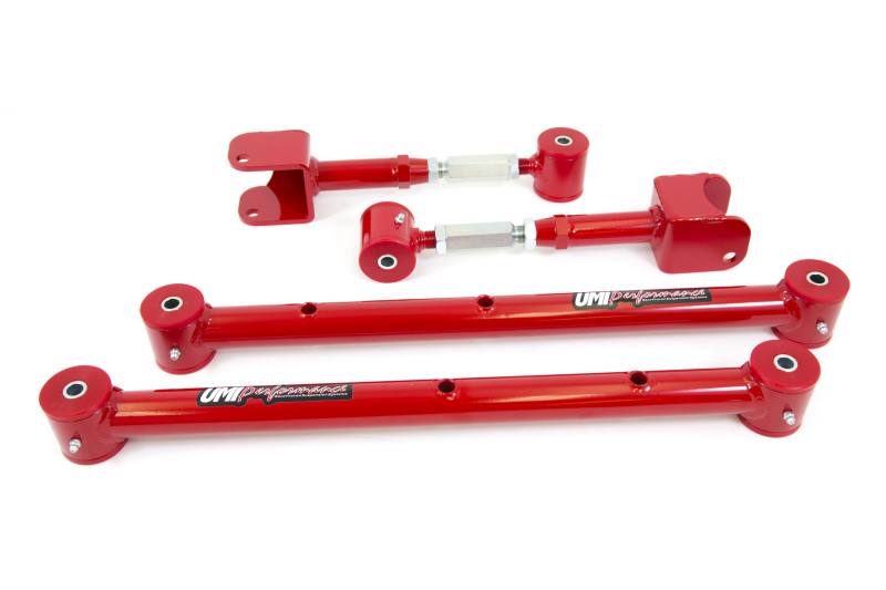 UMI Performance 64-67 GM A-Body Lower Control Arm & Adjustable Upper Control Arm Kit 401526-r