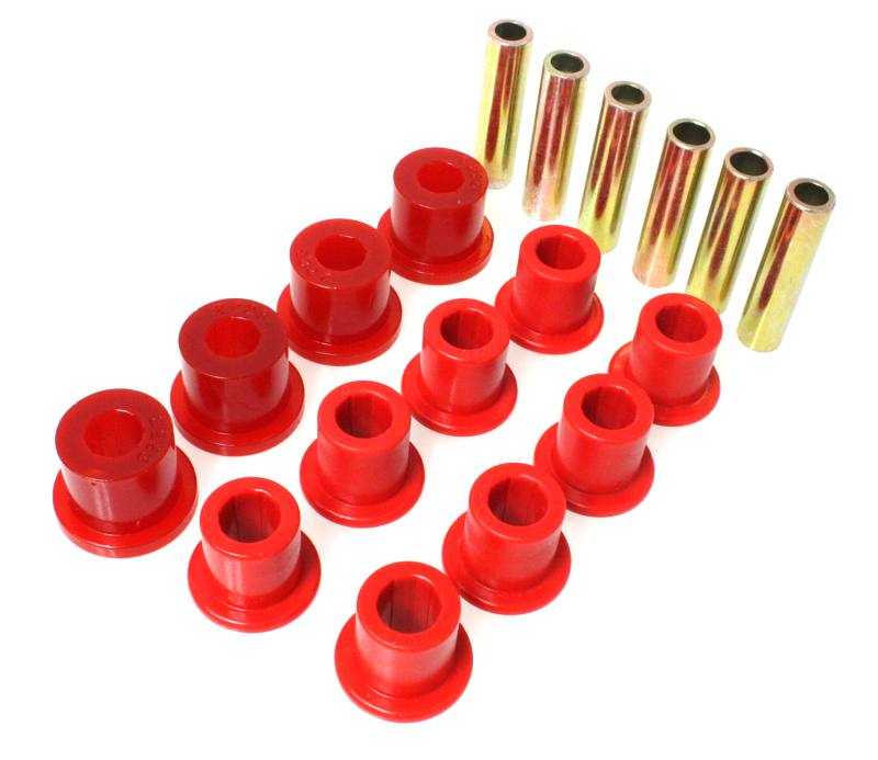 Energy Suspension Spring & Shackle Bushing - Red 2.2107r image 3