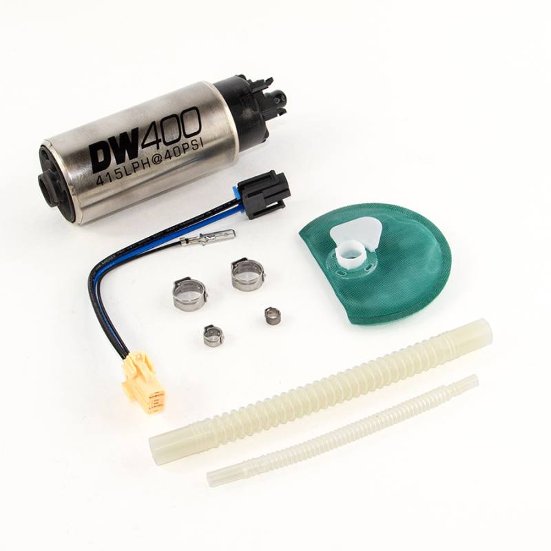 DeatschWerks 415LPH DW400 Fuel Pump w/9-1047 Install Kit 15-17 Ford Mustang V6/GT w/ 1/8in Venturi 9-403-1047 image 2