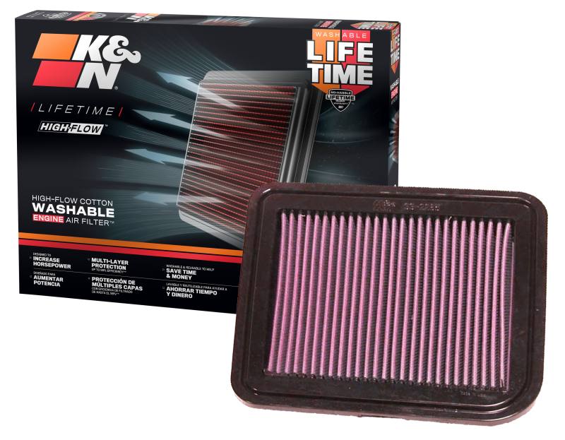 K&N Air Filter For Mitsubishi Galant / Endeavor / Eclipse 33-2285 image 5
