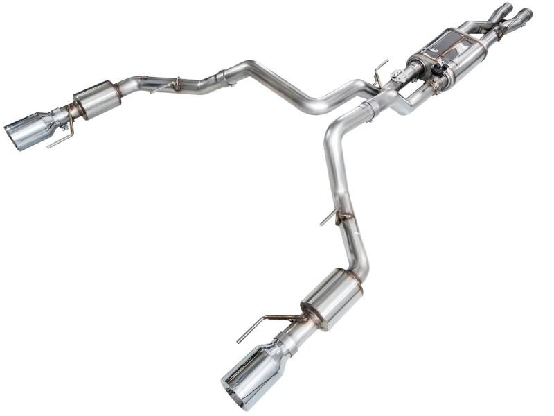 AWE Gen 3 Raptor R SwitchPath Exhaust  - Chrome Silver Tips 3025-32852 image 2