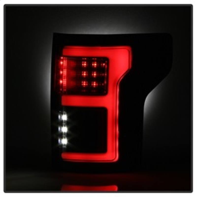 Spyder 15-18 Ford F-150 LED Tail Lights (w/Blind Spot) - Black Smoke (ALT-YD-FF15015BS-LBLED-BSM) 5085337 image 8