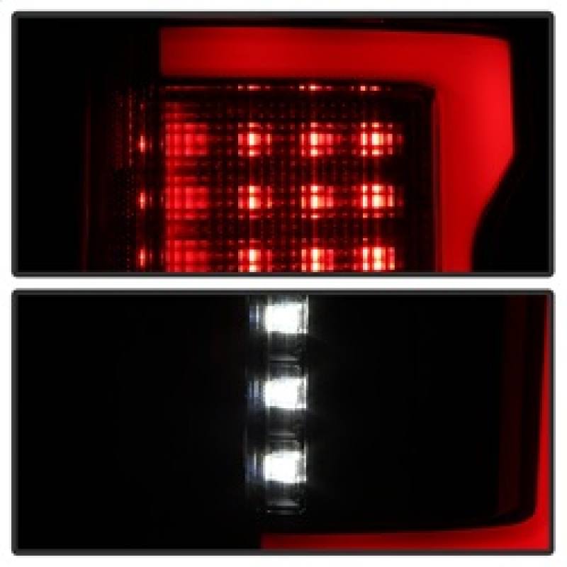 Spyder 15-18 Ford F-150 LED Tail Lights (w/Blind Spot) - Black Smoke (ALT-YD-FF15015BS-LBLED-BSM) 5085337 image 9