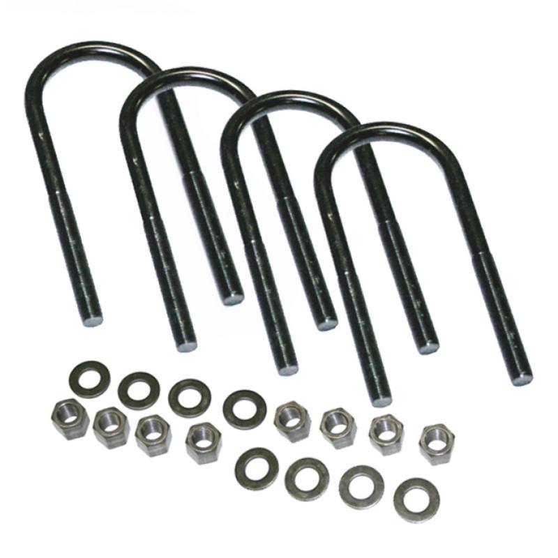 Superlift U-Bolt 4 Pack 5/8x3-5/8x18 Round w/ Hardware 11684 image 2
