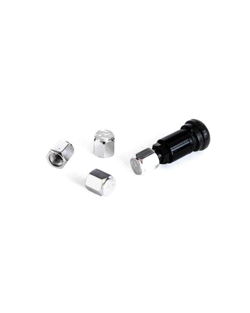 Fifteen52 Valve Stem Cap Set - Silver - 4 Pieces 52-valve-pack-silver