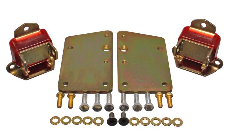 Energy Suspension Ls Conversion Mtr Mount Set - Red 3.1150r