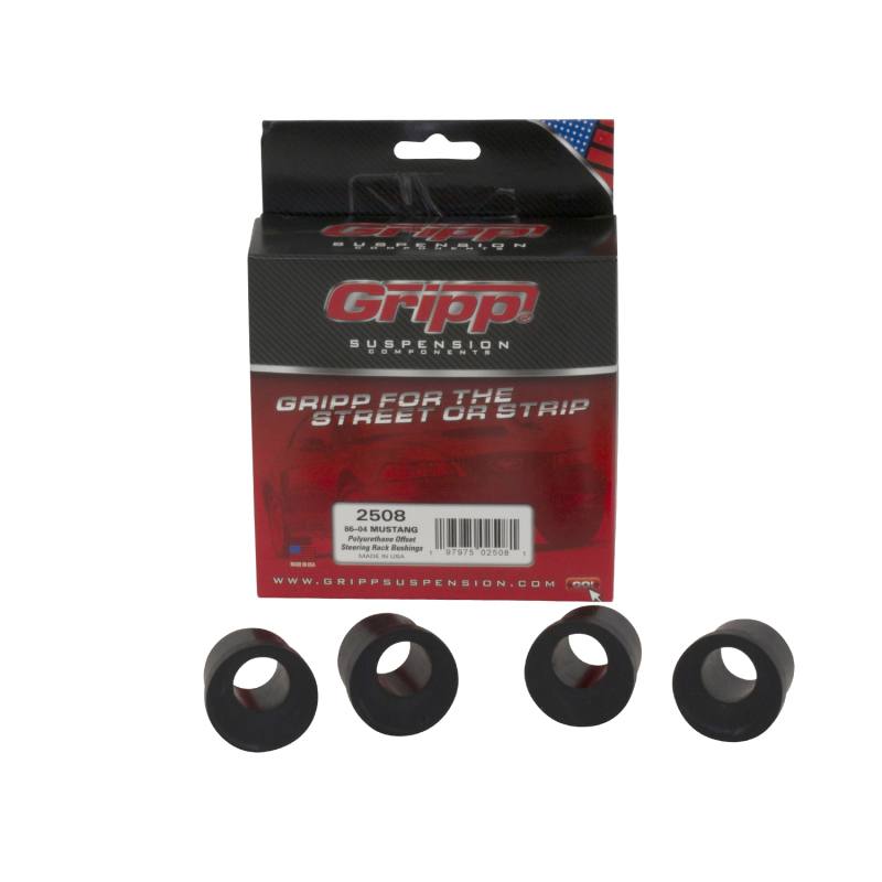 BBK 86-04 Mustang Offset Polyurethane Steering Rack Bushings (4pc) 2508 image 3