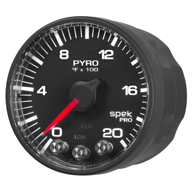 Autometer Spek-Pro 52.4mm 0-2000F Digital Stepper Motor Pyrometer Gauge P310328 image 3