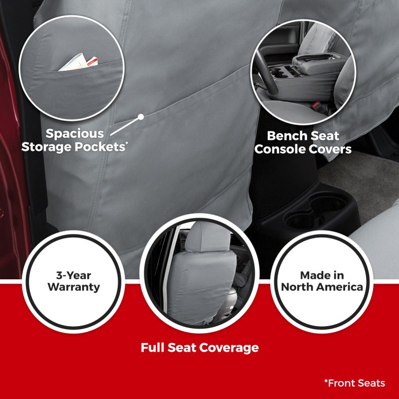Covercraft Endura Waterproof Polyester SeatSaver Custom Second Row Seat Covers SS8355WFBK