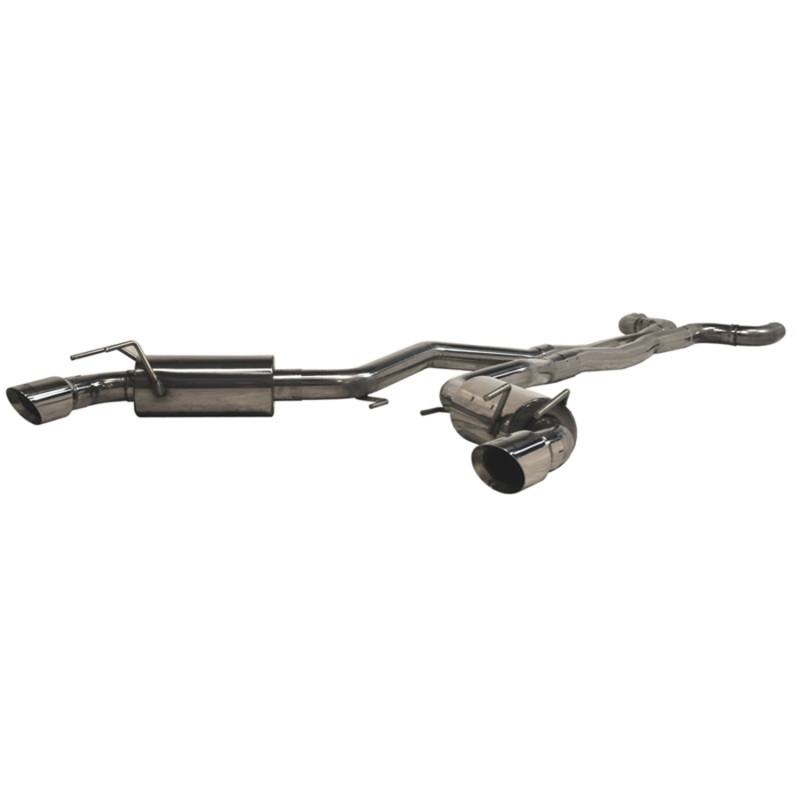 MBRP Camaro V8 Cat Back, Round Tips 409 Stainless S7018409