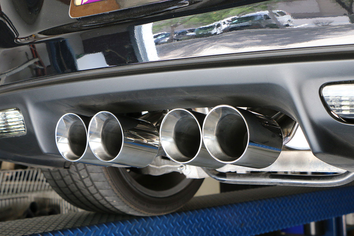 B&B PRT Exhaust System with Quad Round Tips Corvette C5 FCOR-0215 image 7