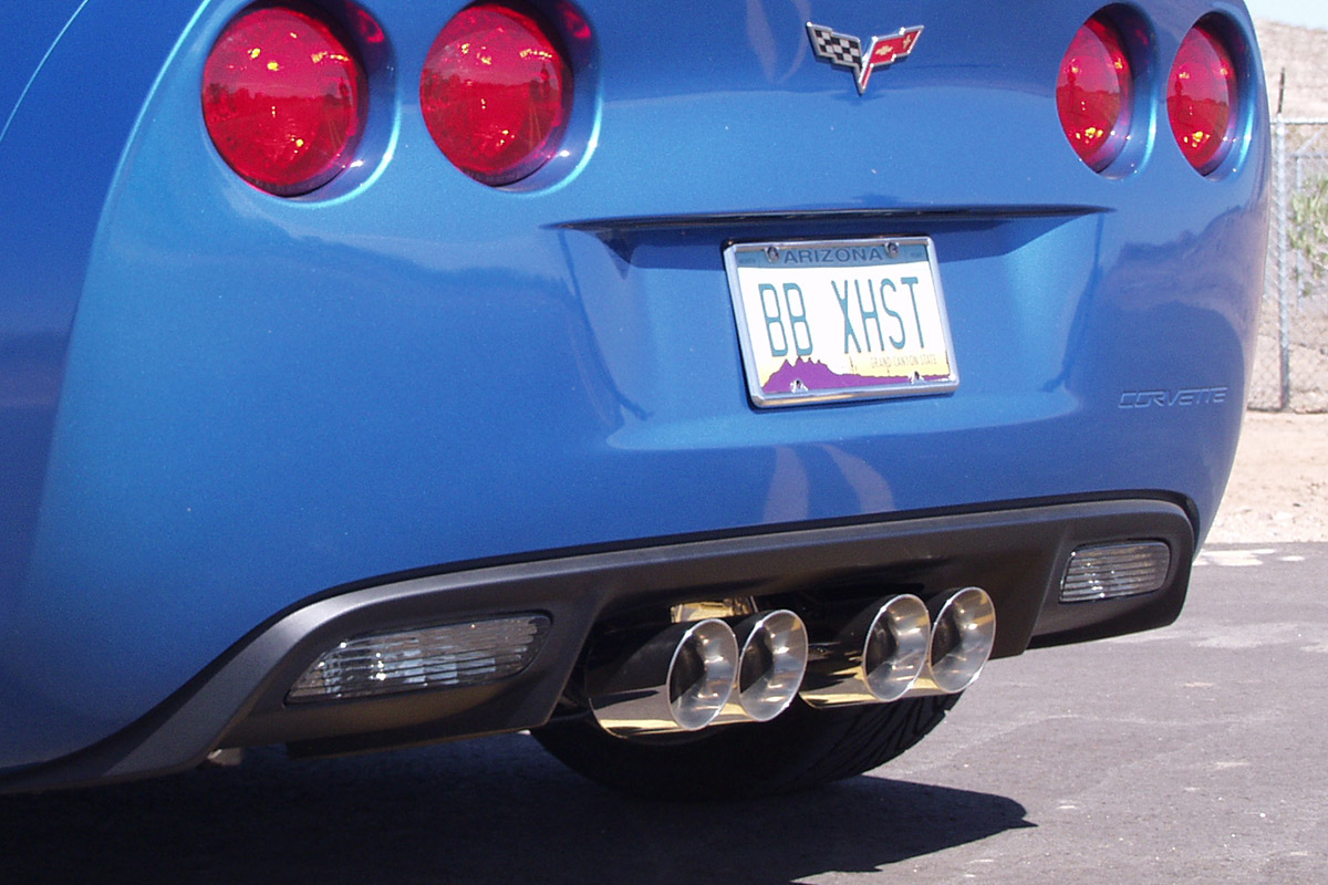 B&B Corvette C6 PRT System Quad Round 4 Tips FCOR-0425 image 7