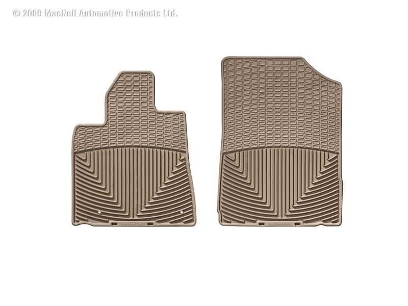 WeatherTech Front Rubber Mats Toyota Sequoia - Tan W76TN