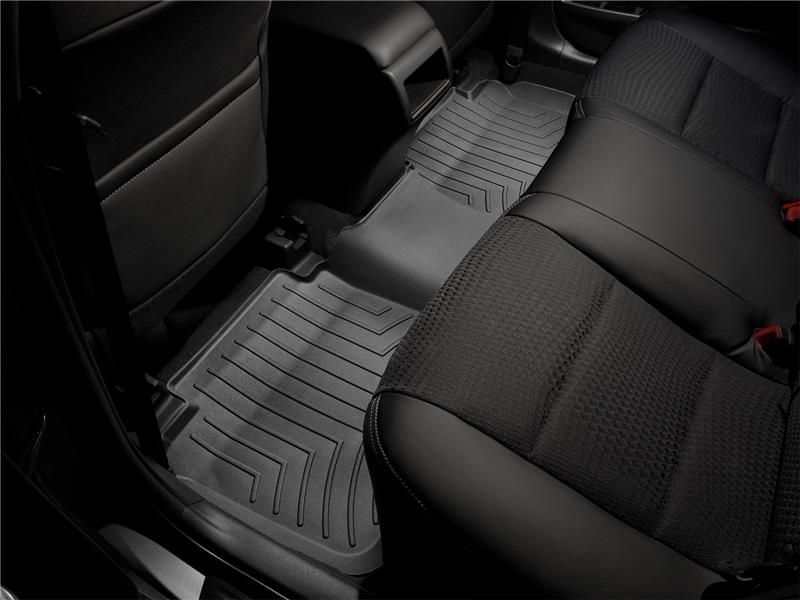 WeatherTech Rear FloorLiner Audi Q7 - Black (2nd Row) 441512 image 2