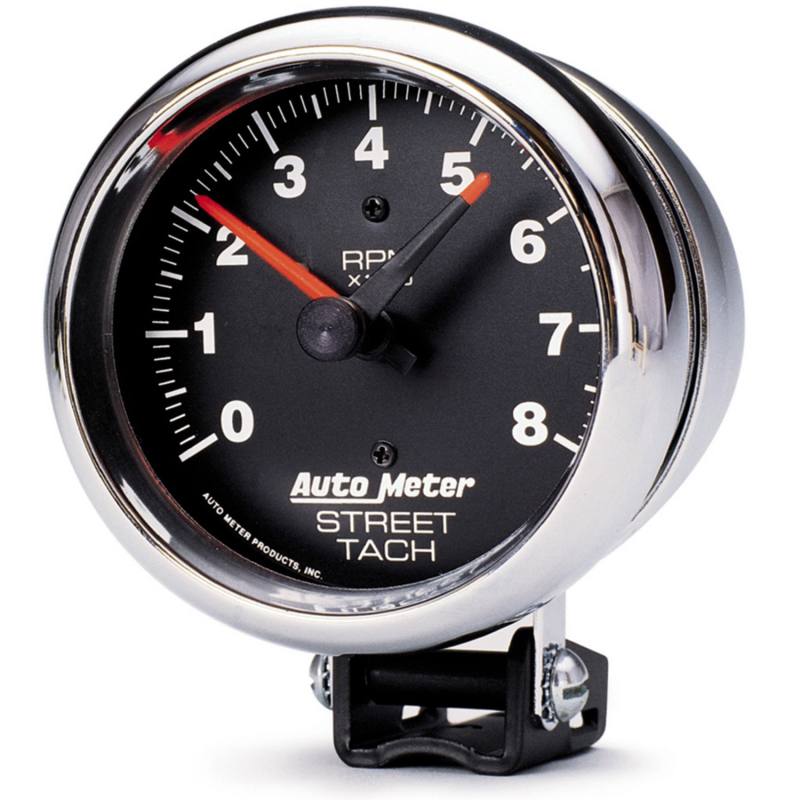 AutoMeter 8000 Rpm Chrome Tach 2895 image 2