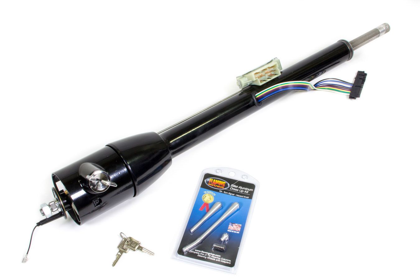FLAMING RIVER Tilt Steering Column GM 69-82 Corvette fr30005bk