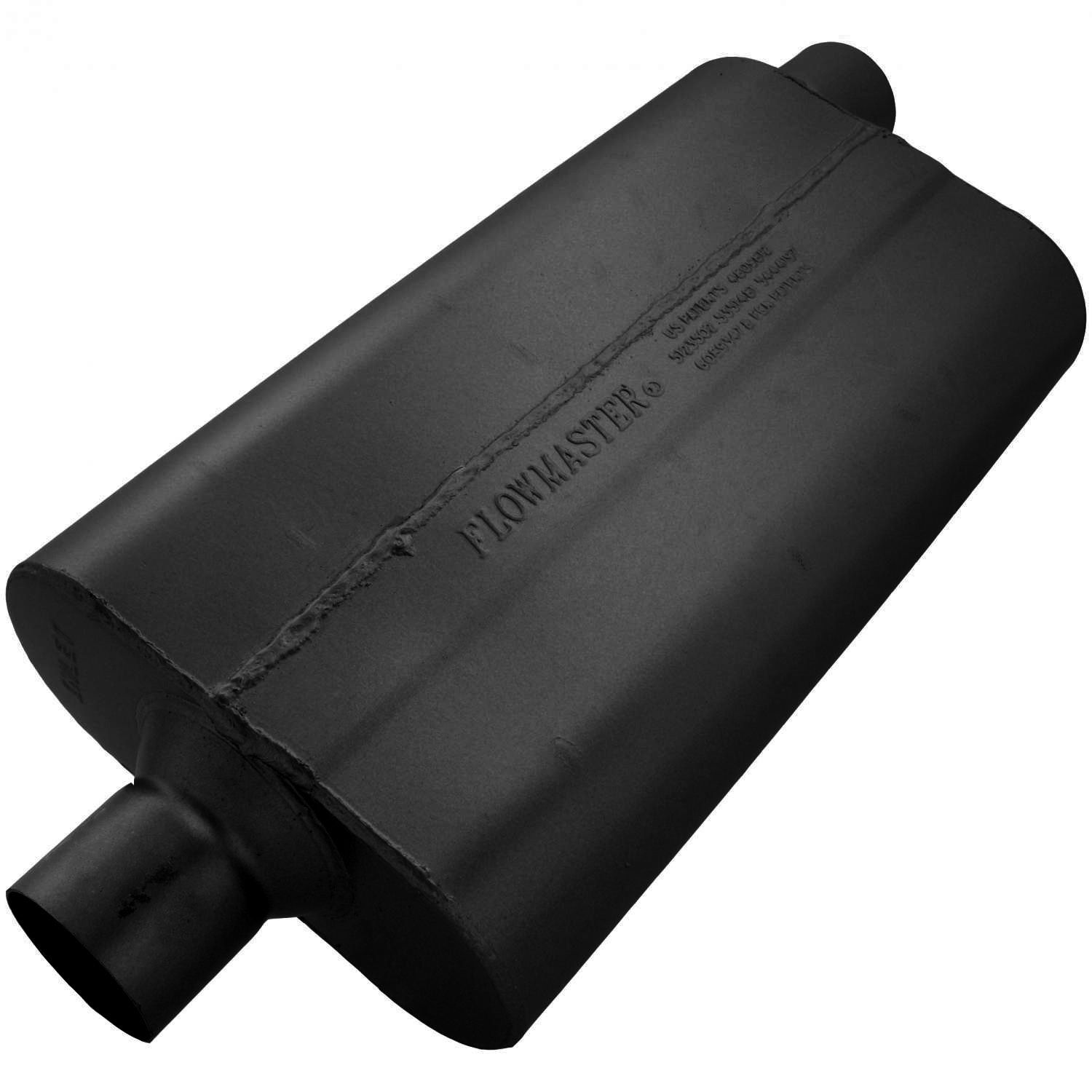 Flowmaster 50 Delta Flow Muffler - 2.50 Center In / 2.50 Offset Out - Moderate Sound 942552