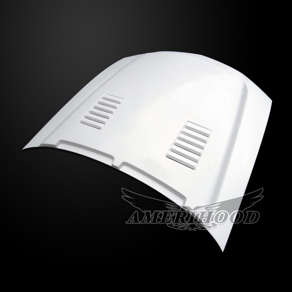 Amerihood Ford Mustang Shelby GT500 SSE Style Functional Heat Extraction Ram Air Hood FM05AHSSEFHW500 image 2