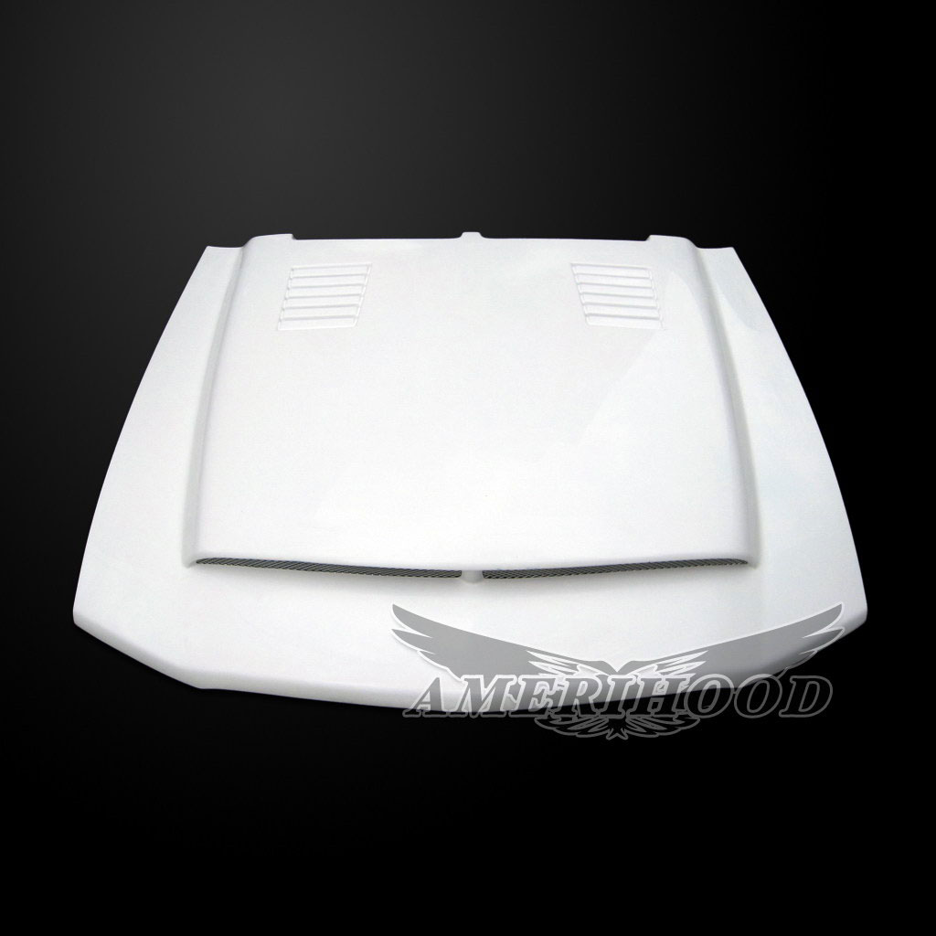Amerihood Ford Mustang Shelby GT500 SSE Style Functional Heat Extraction Ram Air Hood FM05AHSSEFHW500 image 5