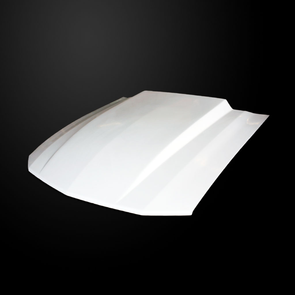 Amerihood Ford Mustang Type-Cowl Style(3 Inch) Functional Heat Extraction Hood FM05AHT4FHW image 3