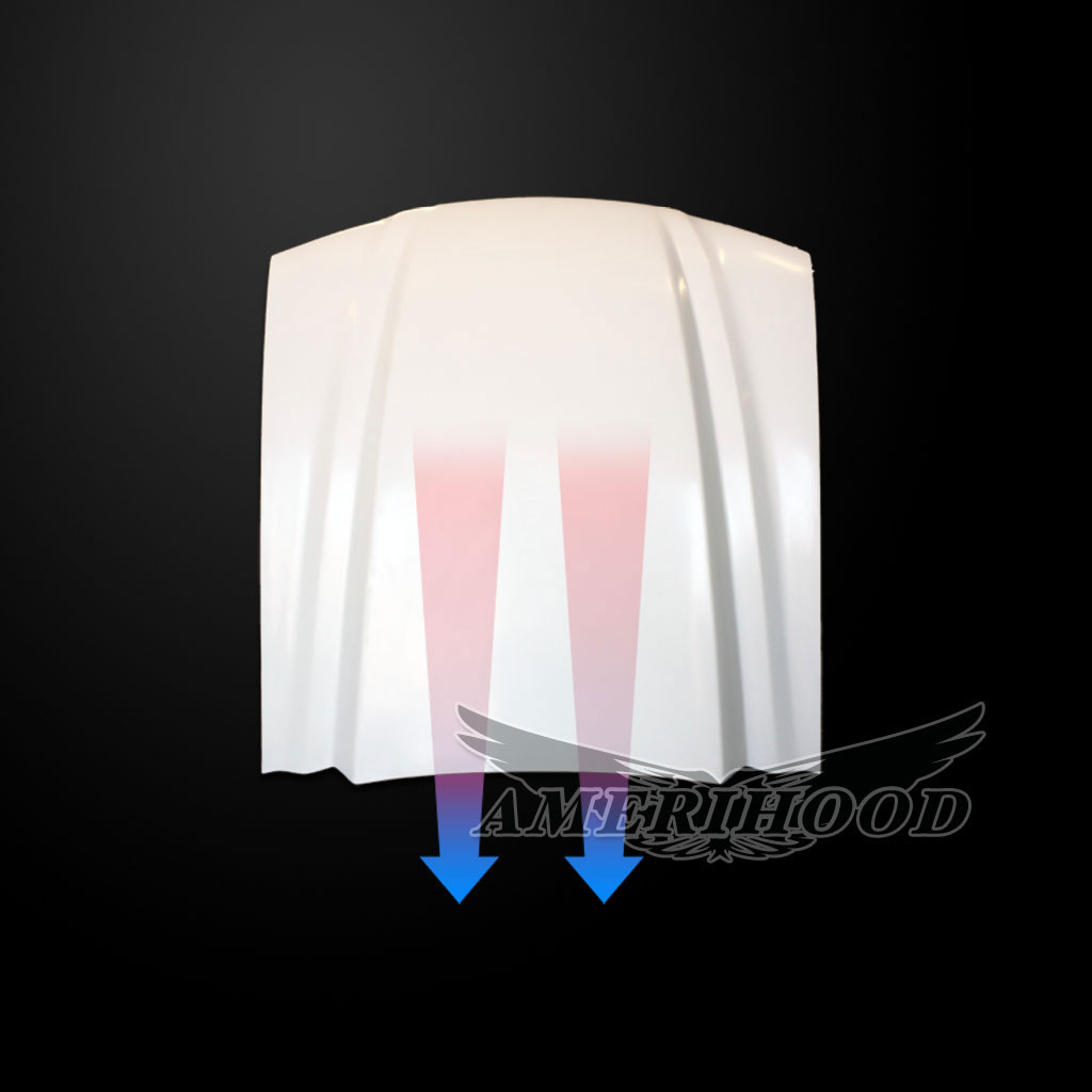 Amerihood Ford Mustang Type-Cowl Style(3 Inch) Functional Cooling Hood FM94AHT4FHW image 5