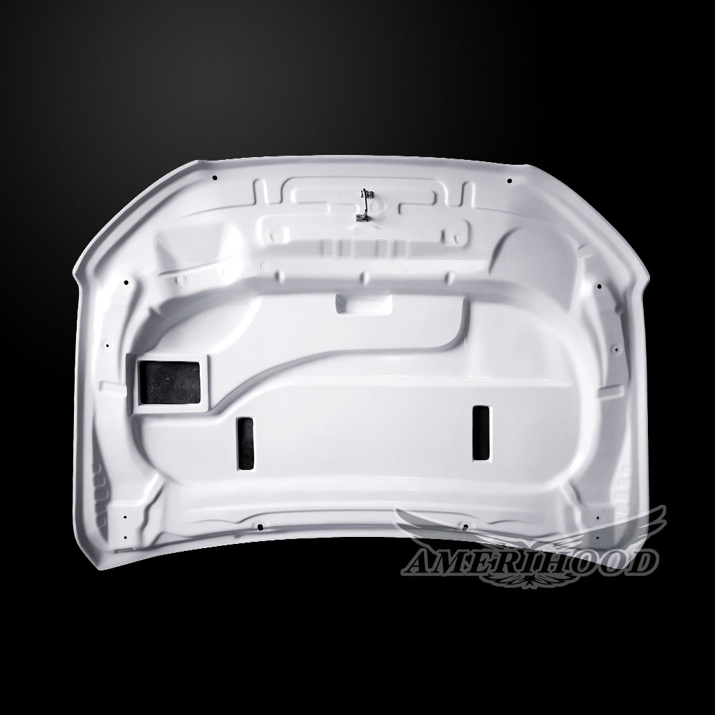 Amerihood FRG19AHRIPFHW Amerihood Ford Ranger RIP Style Functional Ram Air Hood; 20192023