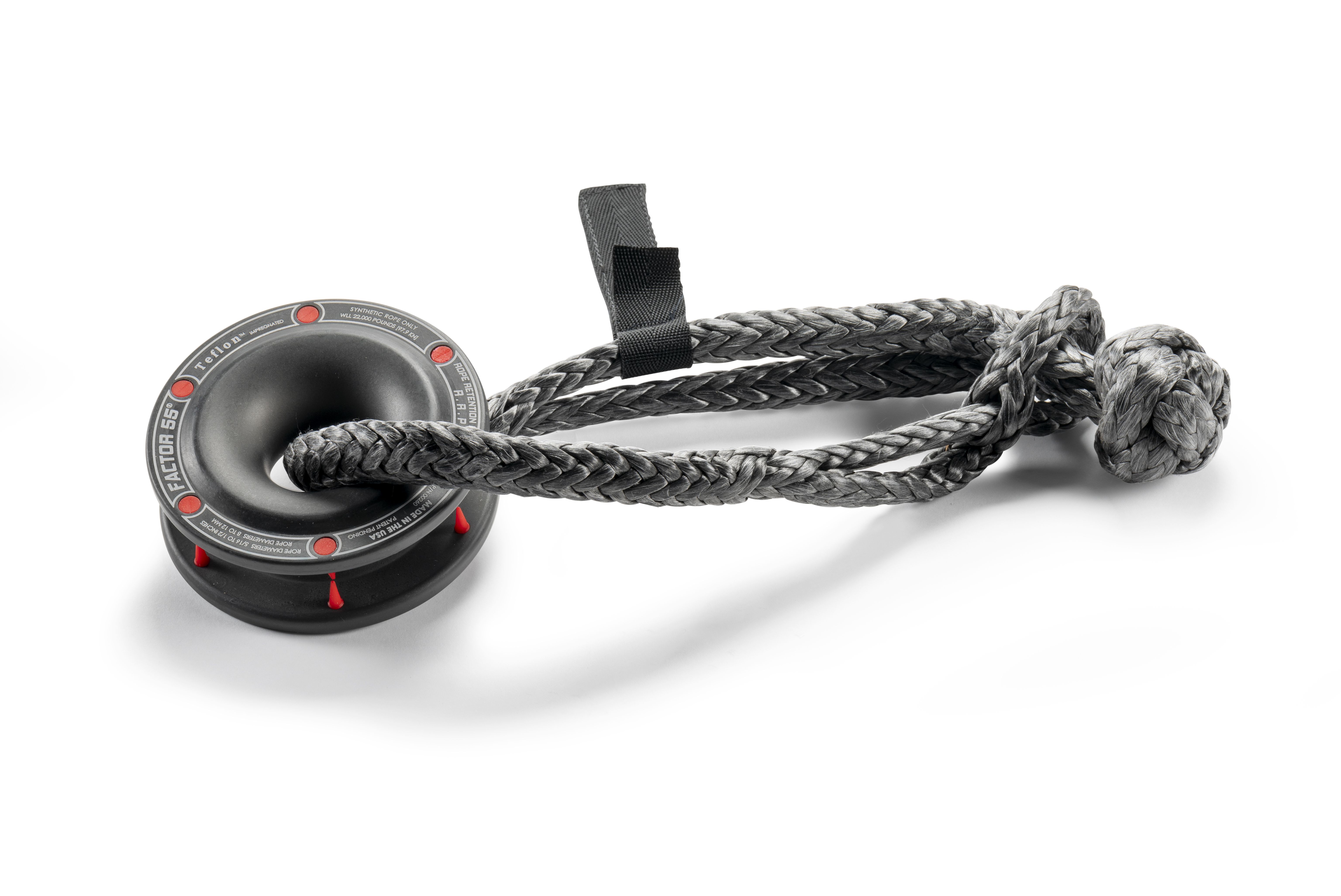 FACTOR 55 Rope Retention Pulley w/ Soft Shackle Combo 00264