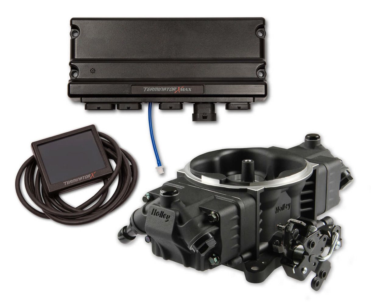 HOLLEY Terminator X MAX STEALTH 4150 EFI Kit w/Trans Con 550-1012