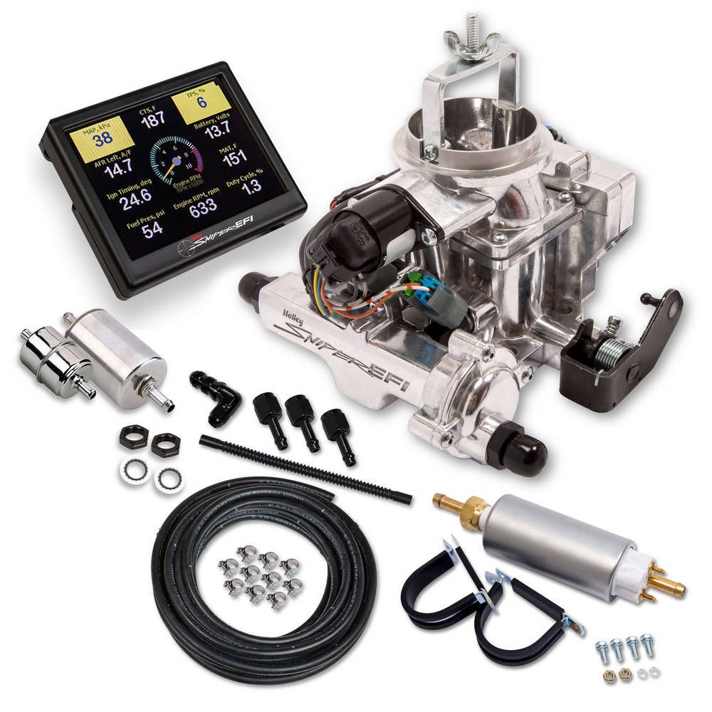 HOLLEY Sniper EFI BBD Jeep CJ Master Kit Shiny Finish 550-858k