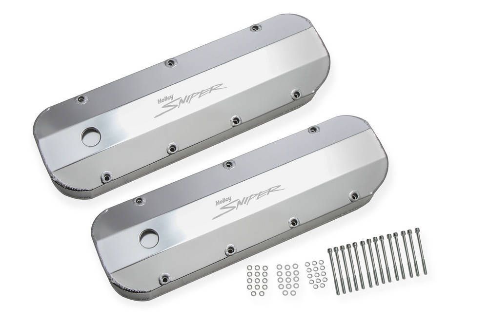 HOLLEY Sniper Fabricated Valve Covers BBC Tall 890002
